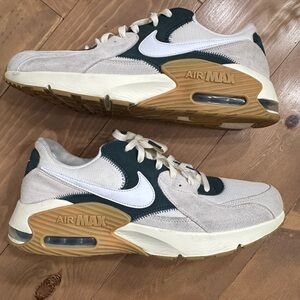 Nike Air Max Men's Sneakers Excee Fq8067-133 Cream and Dark Green